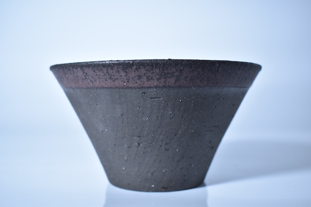 [京都・清水焼]Niji　Bowl mt　玄土×小豆