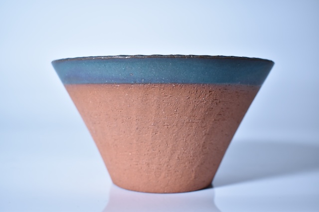 [京都・清水焼]Niji　Bowl mt　緋土×常盤