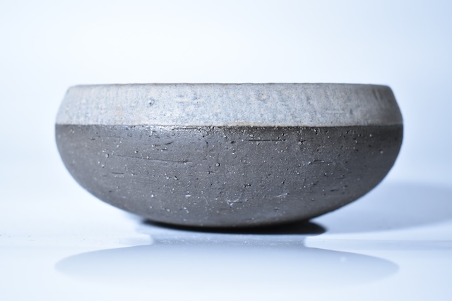[京都・清水焼]Niji Bowl pond　玄土×薄黄