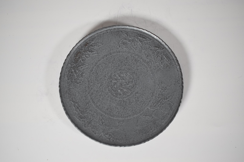 [京都・清水焼]石亭1934 銅鏡皿